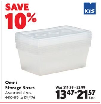 Home Hardware Omni storage boxes offer