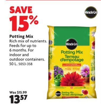 Home Hardware Potting mix offer
