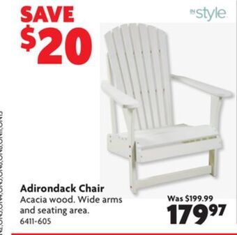 Home Hardware Adirondack chair offer