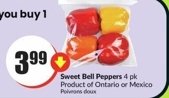 FreshCo Sweet Bell Peppers 4 pk offer