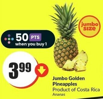 FreshCo Jumbo Golden Pineapples offer