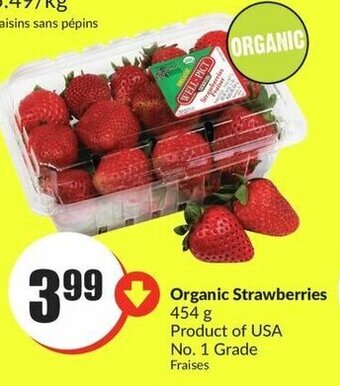 FreshCo Organic Strawberries 454 g offer