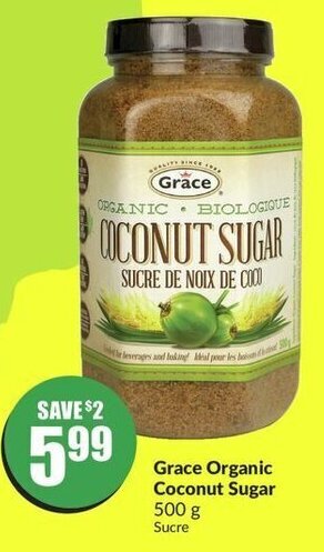 FreshCo Grace Organic Coconut Sugar 500 g offer