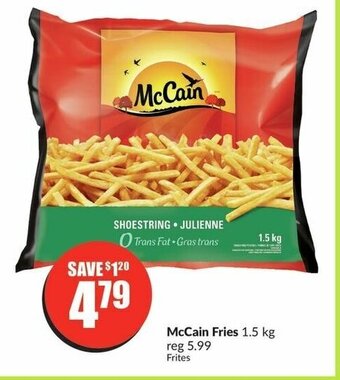 FreshCo McCain Fries 1.5 kg offer