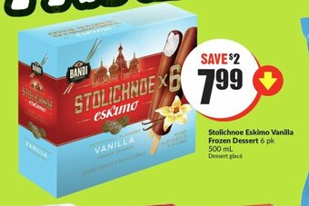 FreshCo Stolichnoe Eskimo Vanilla Frozen Dessert 6 pk 500 mL offer