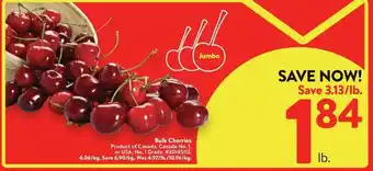Walmart Bulk Cherries 4,06/kg offer