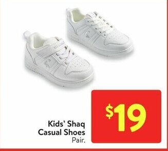 Walmart Kids' Shaq Casual Shoes offer