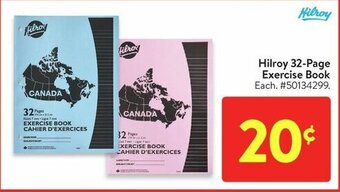 Walmart Hilroy 32-Page Exercise Book offer