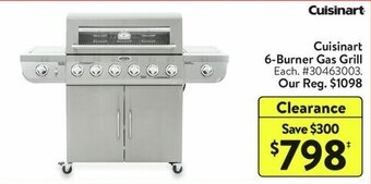 Walmart Cuisinart 6-Burner Gas Grill offer