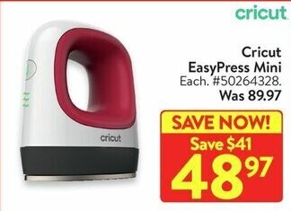 Walmart Cricut EasyPress Mini offer