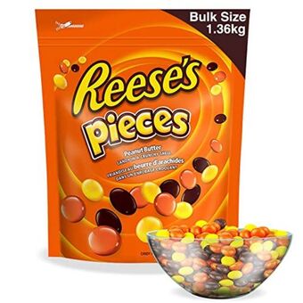 Amazon Reese's pieces peanut butter bulk candy, 1.36kg offer