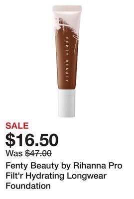 Sephora Fenty beauty by rihanna pro filt'r hydrating longwear foundation offer