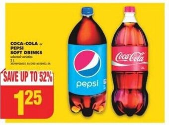 No Frills COCA-COLA PEPSI SOFT DRINKS offer