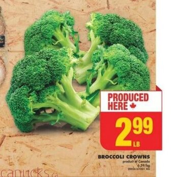 No Frills BROCCOLI CROWNS offer
