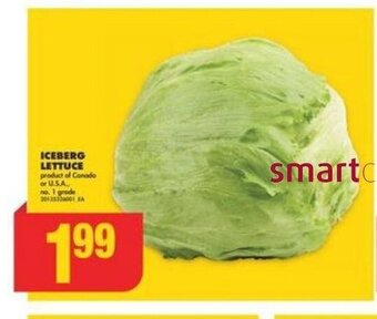 No Frills ICEBERG LETTUCE offer