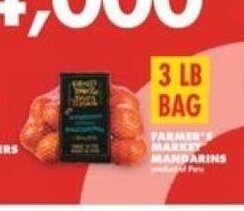 No Frills FARMERS MARKET MANDARINS offer