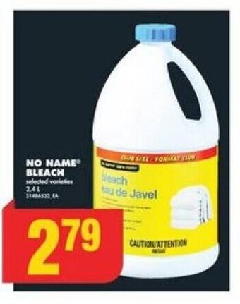 No Frills NO NAME BLEACH offer