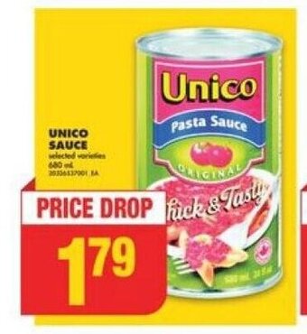 No Frills UNICO SAUCE offer