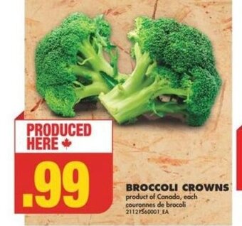 No Frills BROCCOLI CROWNS offer