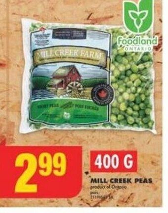 No Frills MILL CREEK PEAS offer