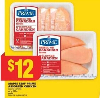 No Frills MAPLE LEAF PRIME ASSORTED CHICKEN offer