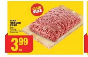 No Frills LEAN GROUND PORK offer
