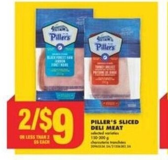 No Frills PILLER'S SLICED DELI MEAT offer