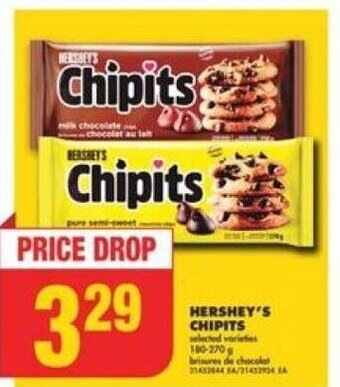No Frills HERSHEY'S CHIPITS offer
