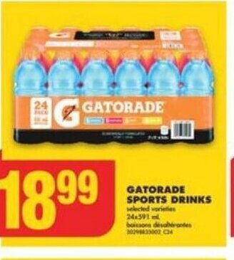No Frills GATORADE SPORTS DRINKS offer