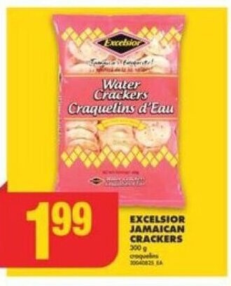No Frills EXCELSIOR JAMAICAN CRACKERS 300 g offer