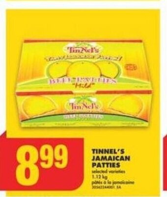 No Frills TINNEL'S JAMAICAN PATTIES offer