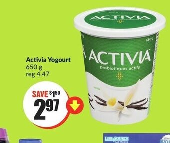 FreshCo Activia Yogourt 650 g offer