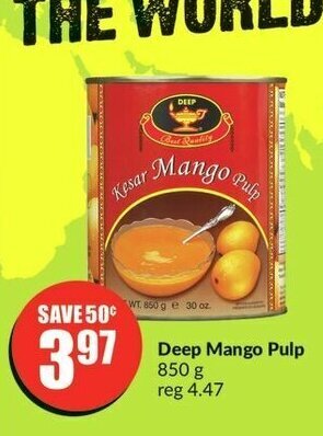 FreshCo Deep Mango Pulp offer