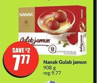 FreshCo Nanak Gulab jamun 908 g offer