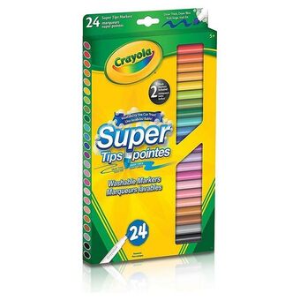 Staples Crayola washable super tips markers - 24 pack offer