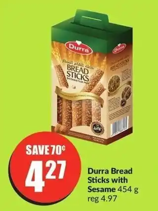 FreshCo Durra Bread Sticks with Sesame 454 g offer