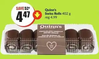 FreshCo Quinn's Swiss Rolls 402 g offer