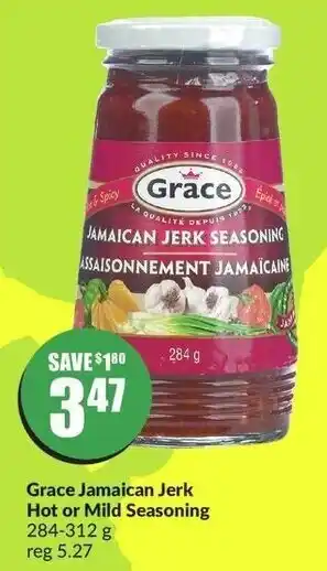 FreshCo Grace Jamaican Jerk Hot or Mild Seasoning 284-312 g offer