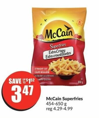FreshCo McCain Superfries 454-650 g offer
