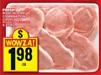 Food Basics FRESH BONE-IN PORK COMBINATION CHOPS offer