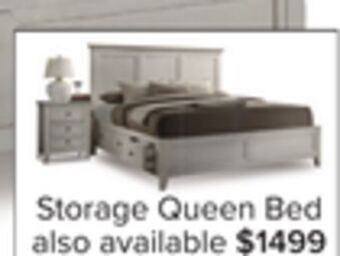 Leon's San mateo 3-piece queen storage bed-pewter offer