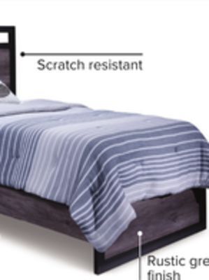 Leon's Terra 3-piece full bed - grey offer