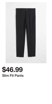 H&M Slim fit pants offer