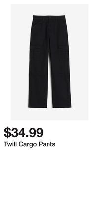 H&M Twill cargo pants offer
