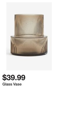 H&M Glass vase offer