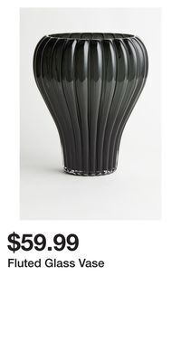 H&M Fluted glass vase offer