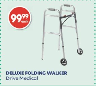 Wellwise by Shoppers Deluxe folding walker drive medical offer