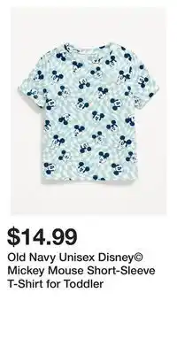 Old Navy Old navy unisex disney© mickey mouse short-sleeve t-shirt for toddler offer