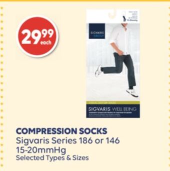 Wellwise by Shoppers Compression socks sigvaris series 186 or 146 15-20mmhg offer