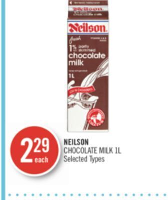 Shoppers Drug Mart Neilson chocolate milk offer